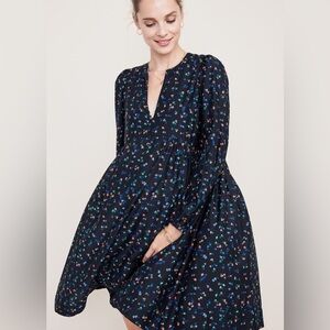 Hatch Maternity Andrea Dress in Garden Party Print